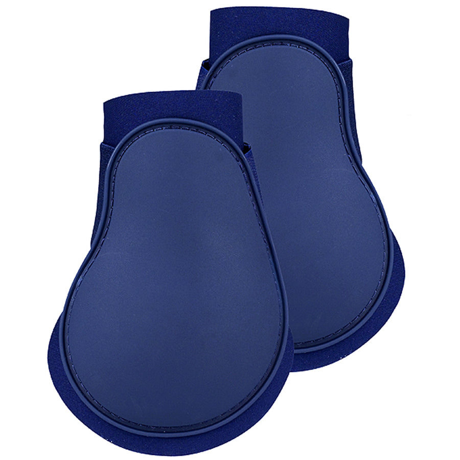 Pony Horze Hard Outer Shell Protect Neoprene Lining Fetlock Boot Dark Blue - Uhorse