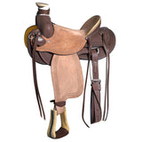 Hilason Western Horse Wade Saddle American Leather Ranch Roping