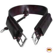 HILASON Horse Western Leather Back Rear Cinch Flank Girth | Saddle