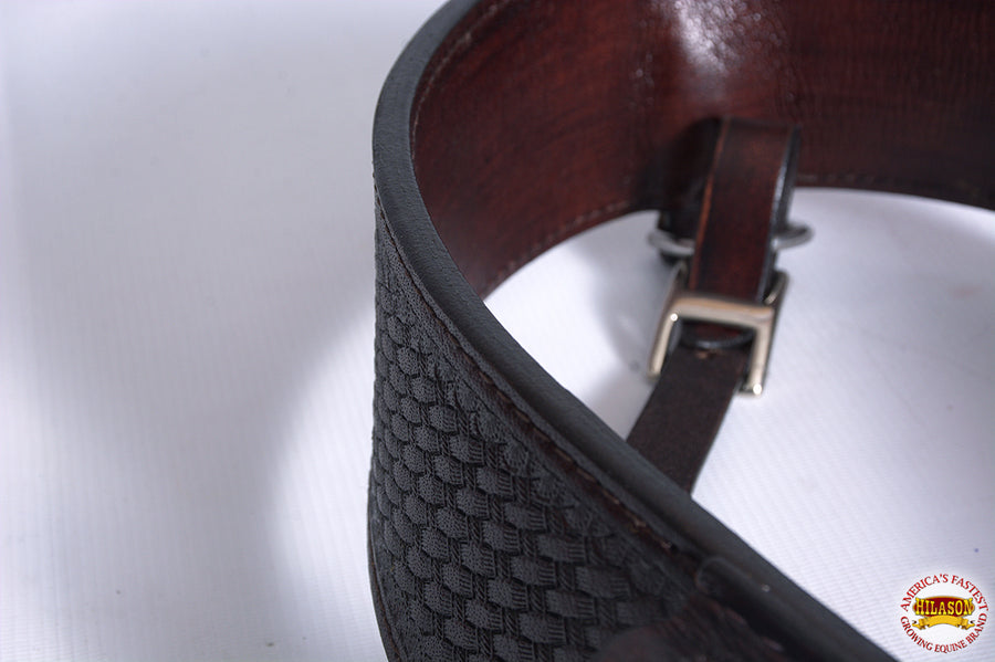 Hilason Horse Western Leather Back Rear Cinch Flank Girth - Uhorse