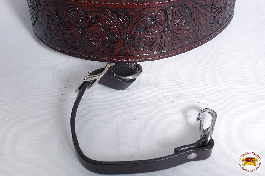 HILASON Horse Western Leather Back Rear Cinch Flank Girth | Saddle Girth| Premium