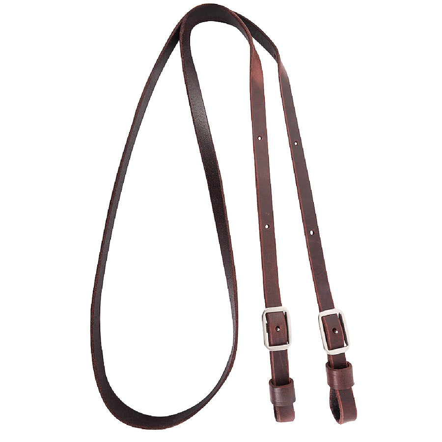 Brown leather split reins with buckles - Uhorse