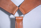 Western Horse Breast Collar Leather Tan Comfytack