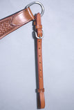 Western Horse Breast Collar Leather Tan Accorn Comfytack