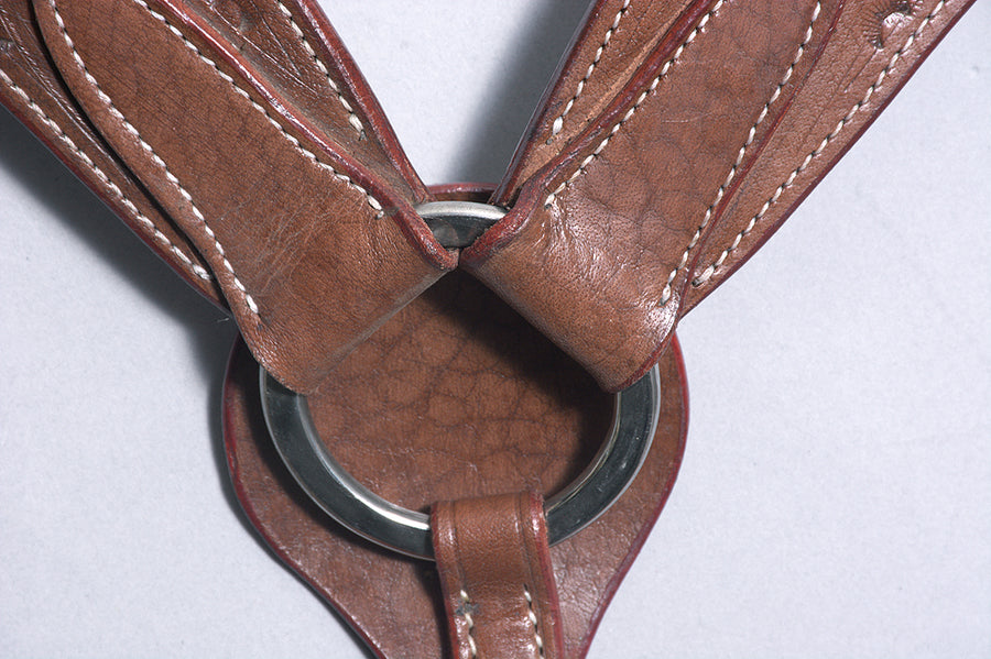 Western Horse Breast Collar Leather Brown Comfytack