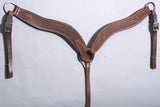 Western Horse Breast Collar Leather Brown Comfytack