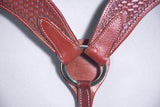 Western Horse Breast Collar Leather Mahogany Comfytack