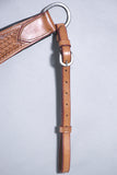 W. H. Breast Collar Leather Tan Basket Comfytack – Hilason