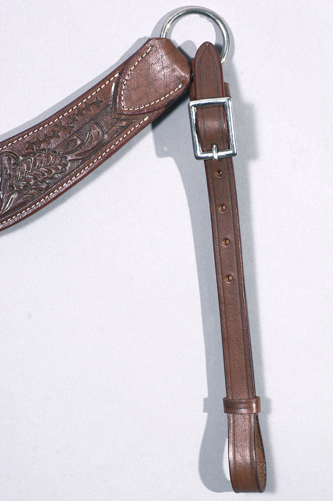 Western Horse Breast Collar Leather Brown Comfytack