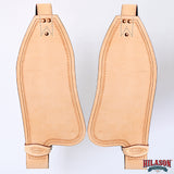 Hilason Leather Saddle Replacement Fender Pair with Hobble Straps, Genuine Skirting Leather Stirrup Leathers, 2 Inch Wide