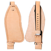 Hilason Leather Saddle Replacement Fender Pair with Hobble Straps, Genuine Skirting Leather Stirrup Leathers, 2 Inch Wide