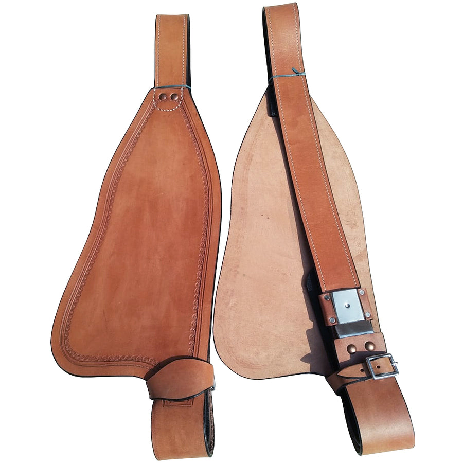 Leather Youth Child Saddle Replacement Fender Pair Hobble Straps - Uhorse