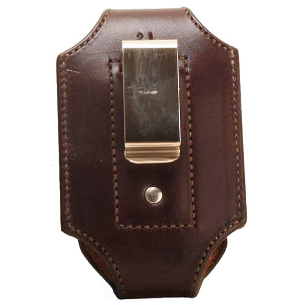 X Large Tory Bridle Leather Smart Phone Case Havana