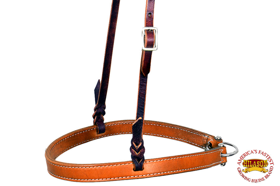 Hilason Western American Leather Horse Noseband Roper