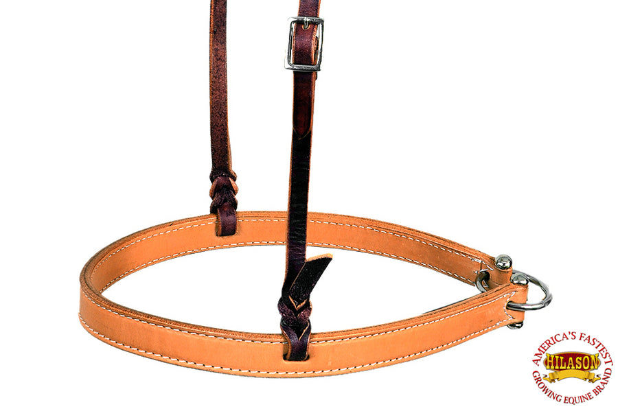 Hilason Western American Leather Horse Noseband Roper