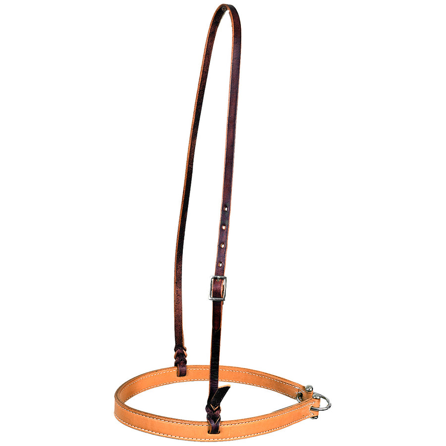 Hilason W. American Leather H. Noseband Roper Tan by Hilason – Cowboy and equestrian accessories