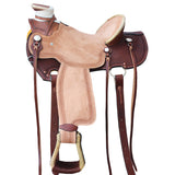 Hilason Western Horse Wade Ranch Roping Cowboy Trail American Leather Saddle