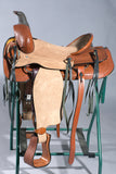 16 In Western Horse Saddle Ranch Roper TrailÂ PleasureÂ Leather