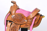 Kids Youth Children Miniature Pony Saddle Leather Pleasure Western Comfytack by Hilason