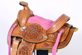 8 In Kids Youth Children Miniature Pony Saddle Leather Pleasure Western Comfytack