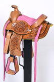 8 In Kids Youth Children Miniature Pony Saddle Leather Pleasure Western Comfytack