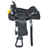 8 In Kids Youth Children Miniature Pony Saddle Leather W. Toddler – by Hilason – Cowboy and equestrian accessories