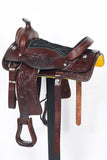 8 In Kids Youth Children Miniature Pony Saddle Leather Western Toddler Comfytack