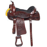 Kids Youth Children Miniature Pony Saddle Leather Western Toddler Comfytack