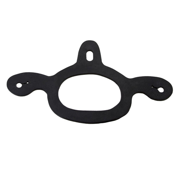 Black metal horse bit connector with side loops - Hilason