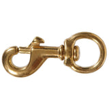 3/4 In. X 3-1/8 Round Swivel Eye Solid Brass Bolt Snap Pack Of 08 – by Hilason – Cowboy and equestrian accessories