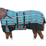68" Hilason 1200D Winter Waterproof Turnout Horse Blanket Belly Wrap Turquoise - Uhorse