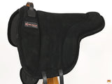 Hilason Horse Bareback Saddle Pad Anti Slip Base Suede Leather Brown