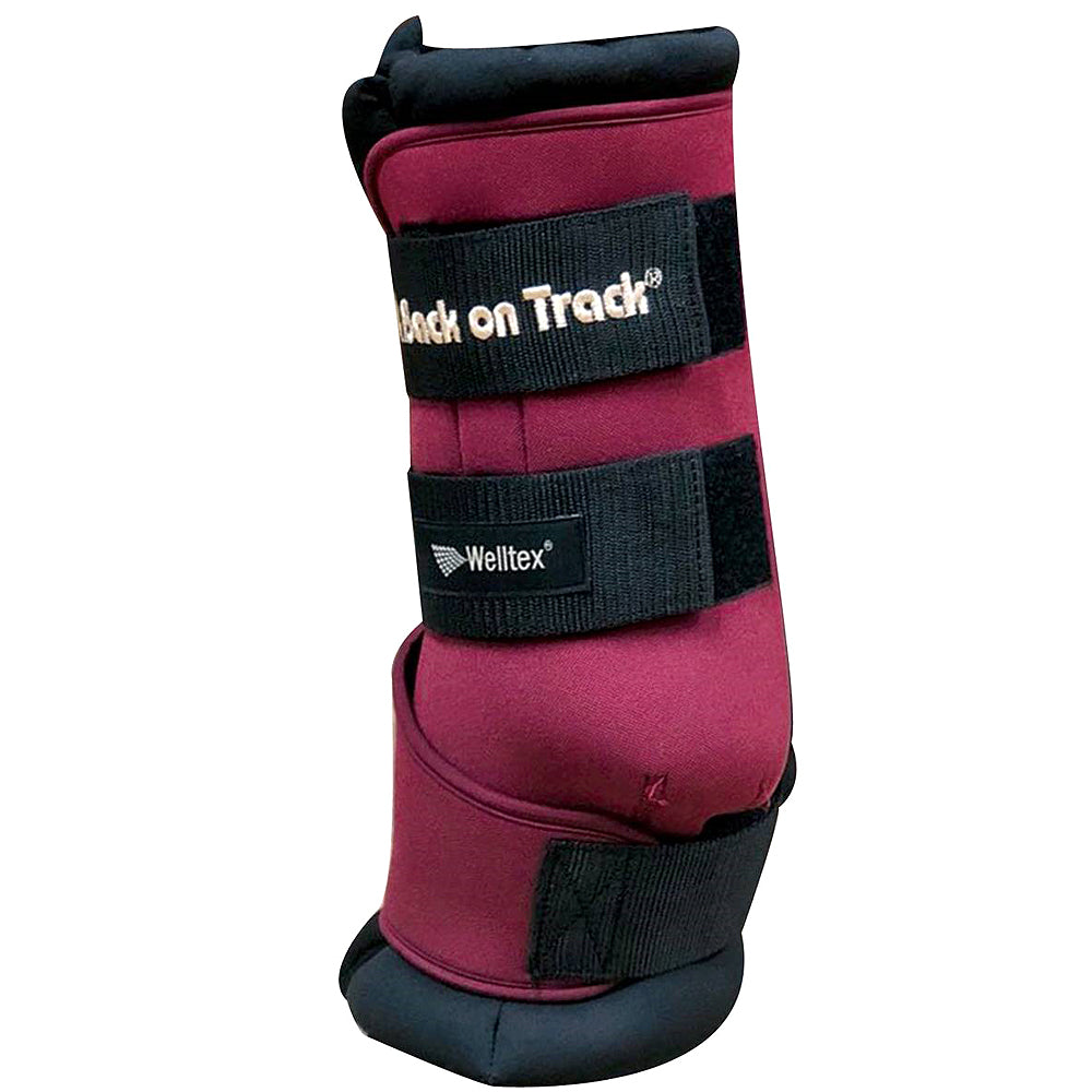 14" Back On Track Relaxed Muscles Tendons Joints Ligaments Horse Wraps Burgundy