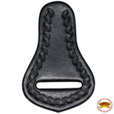 Hilason Saddle Repair 1 Latigo Carrier 1 Girth Holder 12 Leather Rossets Black