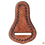 Hilason Western Saddle Repair Leather 1 Latigo Carrier 1 Girth Holder Brown