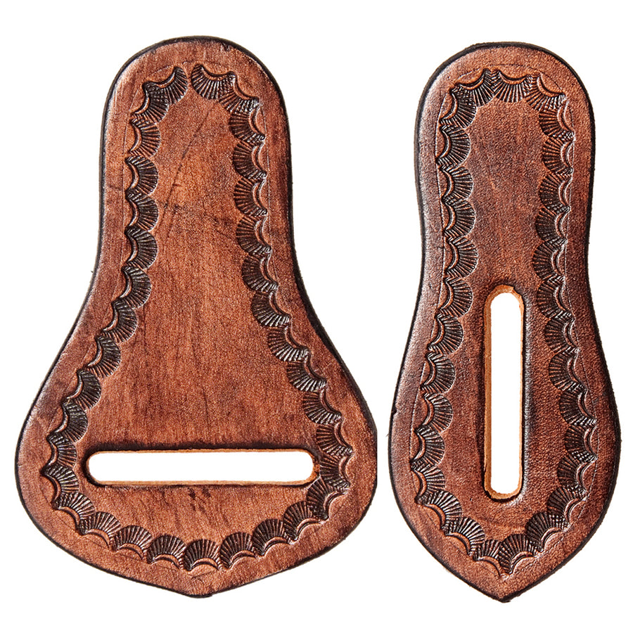 Hilason Western Saddle Repair Leather 1 Latigo Carrier Girth Holder Brown - Hilason