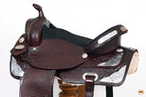 Hilason Western Horse Treeless Trail Barrel American Leather Saddle