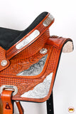 Hiason Western Horse Treeless Trail Barrel Saddle American Leather