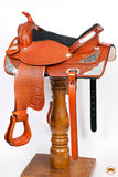 Hiason Western Horse Treeless Trail Barrel Saddle American Leather