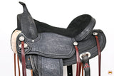 HILASON Western Horse Treeless Trail Pleasure American Leather Saddle | Barrel for Horses