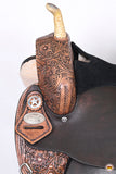 HILASON Western Horse Saddle American Leather Treeless Trail Barrel | Horse Saddle | Western Saddle | Leather Saddle | Treeless Saddle | Barrel Saddle | Saddle for Horses