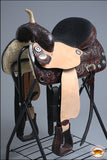 Hilason Western Horse Treeless Trail Barrel American Leather Saddle