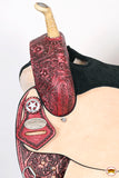 HILASON Western Horse Saddle American Leather Treeless Trail Barrel | for Horses
