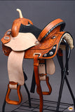 Western Horse Saddle American Leather Treeless Trail Barrel Hilason