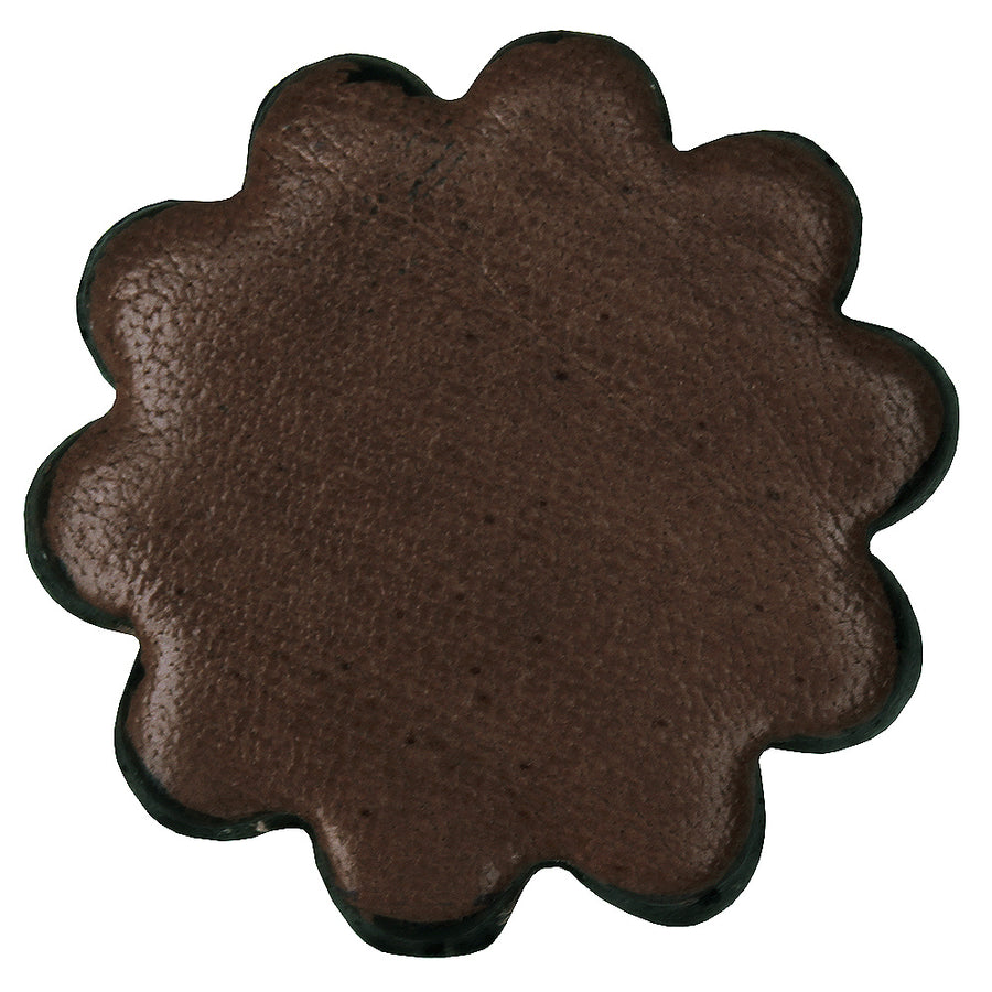 Set Of 18 Hilason Plain Scalloped Leather Rosette Concho Saddle Tack 1-1/4 " - Uhorse