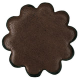 Set Of 18 Hilason Plain Scalloped Leather Rosette Concho Saddle Tack 1-1/4 "