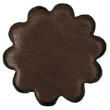Set Of 12 Hilason Plain Scalloped Leather Rosette Concho Saddle Tack 1-1/4 " - Uhorse