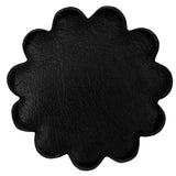 Set Of 06 Hilason Plain Scalloped Leather Rosette Concho Saddle Tack 1-1/2"
