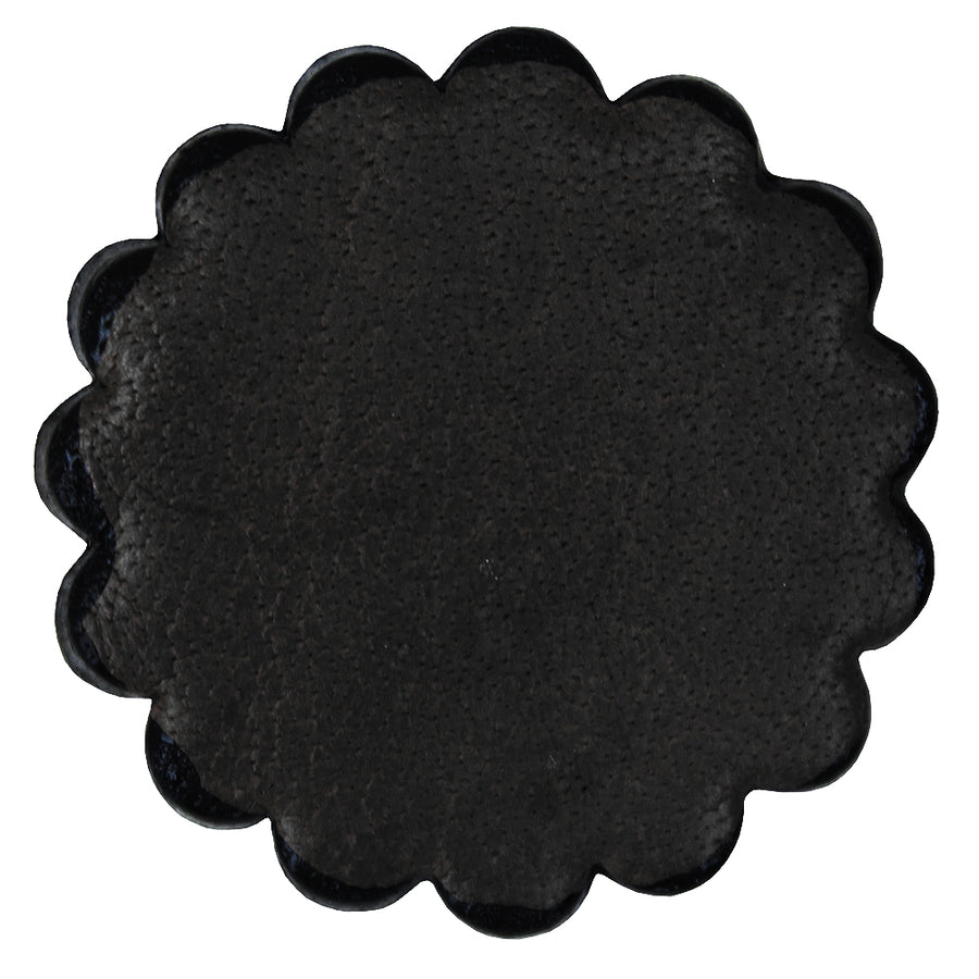 Set Of 18 Hilason Plain Scalloped Leather Rosette Concho Saddle Tack 1-3/4" - Uhorse