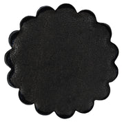 Set Of 06 Hilason Plain Scalloped Leather Rosette Concho Saddle Tack 1-3/4